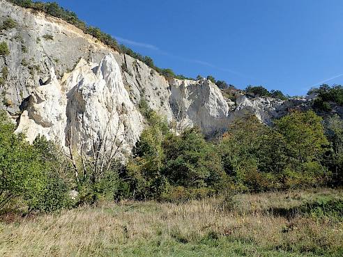 Blick auf den Harzberg-Steinbruch