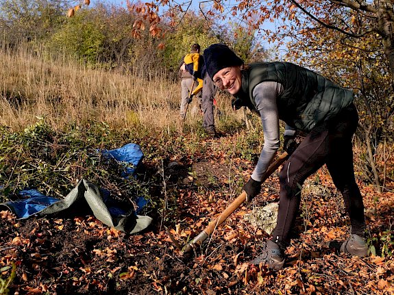 Großer Einsatz für die Artenvielfalt des Naturdenkmals
