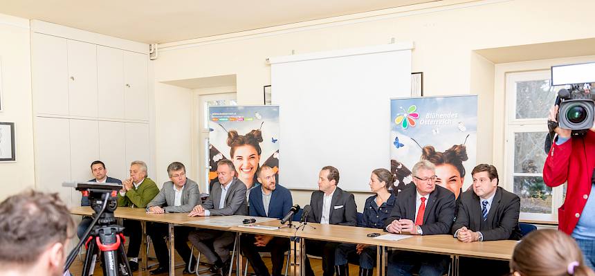 Pressekonferenz © Blühendes Österreich/Christian Dusek