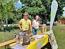 Im Fokus des LPV-Infostands standen die Themen Wildbienen und Invasive Neobiota. © LPV/M. Steiner