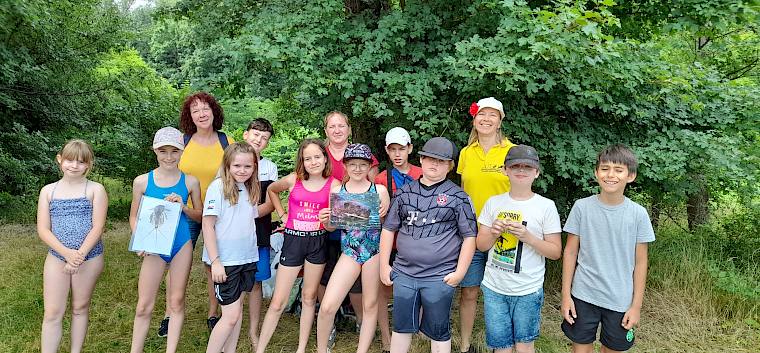 Die Schüler*innen der 4b der VS Tribuswinkel © LPV/V. Winkler Schüler*innen Volschule Tribuswinkel