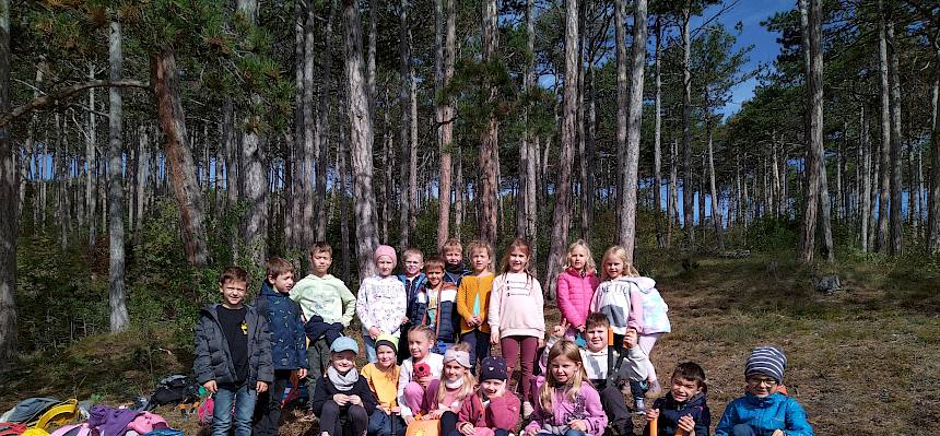 Gruppenfoto am Trockenrasen