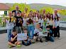 Die Schüler:innen der 4a der VS Pfaffstätten freuten sich über die Urkunde. © LPV/L. van Ginderachter Gruppenfoto