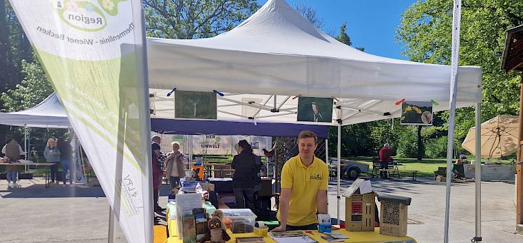 Der LPV-Infostand beim Umwelt und Gartentag in Traiskirchen. © LPV/B. Sabek Infostand des Landschaftspflegevereins