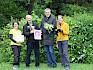 v.l.n.r.: Elke Weisz-Emesz (LPV, Organisation Naturpark-Tage), Konrad Brunnhofer (operative Geschäftsführung Naturpark), Martin Schuster (Obmann Naturpark) und Irene Drozdowski (Obfrau LPV) freuen sich auf die Naturpark-Tage. © LPV/F. Hohn Gruppenfoto