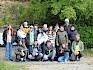 Die 1c der IMS Leobersdorf erforschte heute die Biodiversität des Hangtrockenrasens am Lindenberg. © LPV/N. Elek Gruppenfoto