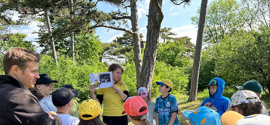 Kinder, Schule, Naturführung, Naturpark Föhrenberge