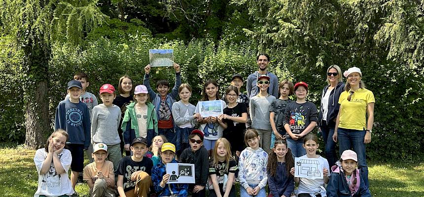 Schulklasse, Kinder, Naturpark Föhrenberge