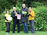 v.l.n.r.: Elke Weisz-Emesz (LPV, Organisation Naturpark-Tage), Konrad Brunnhofer (operative Geschäftsführung Naturpark), Martin Schuster (Obmann Naturpark) und Irene Drozdowski (Obfrau LPV) freuen sich auf die Naturpark-Tage mit 40 Schulklassen aus 17 Naturpark-Mitgliedsgemeinden. © LPV/F. Hohn Menschen Naturpark Föhrenberge und Landschaftspflegeverein