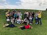 Die Schüler:innen der 4a der VS Ebreichsdorf beim Schulprogramm "Grüne Elemente im Siedlungsgebiet". © LPV/N. Lintner Gruppenfoto