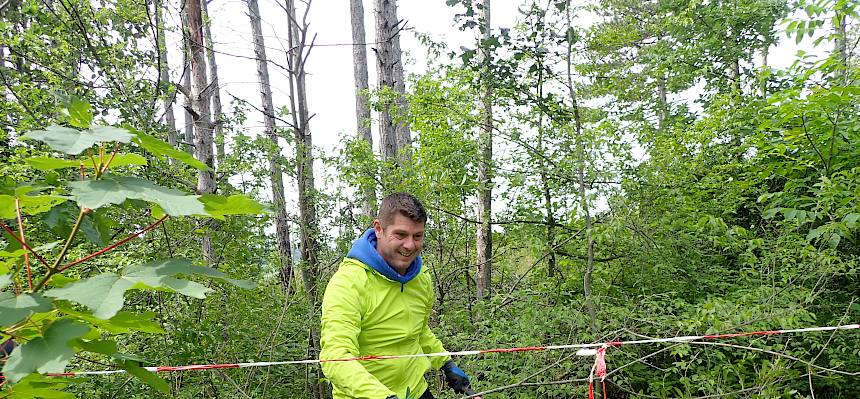 Volunteers bei der Arbeit