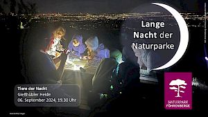 lange Nacht der Naturparke Poster