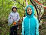 Gut ausgerüstet trotzten die Kinder dem Regenwetter. © LPV/N. Elek Kinder im Regen