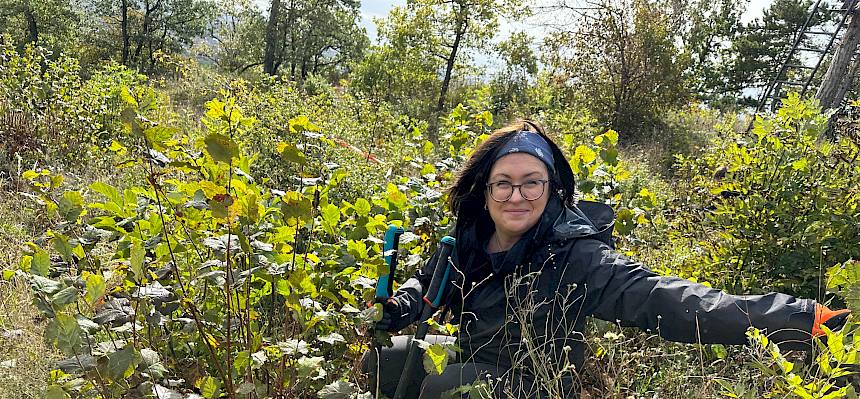 Frau in der Natur