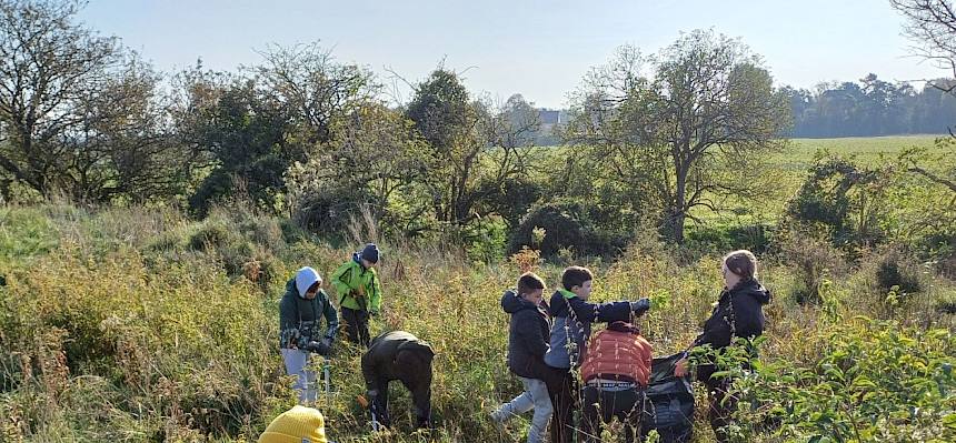 Landschaftspflege auf den Alten Schanzen in Floridsdorf