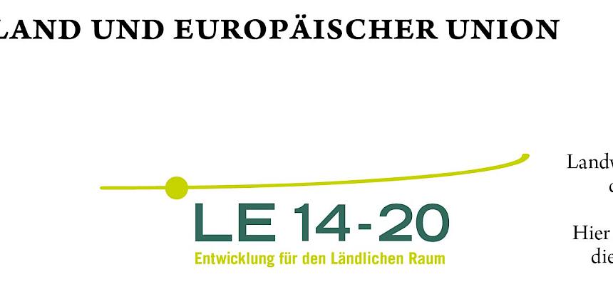 Förderlogos Land Wien, Ländliche Entwicklung, EU