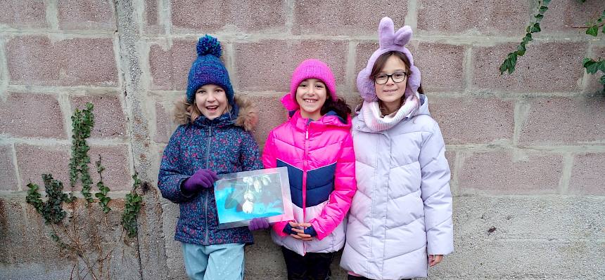 Kinder mit Info Folie