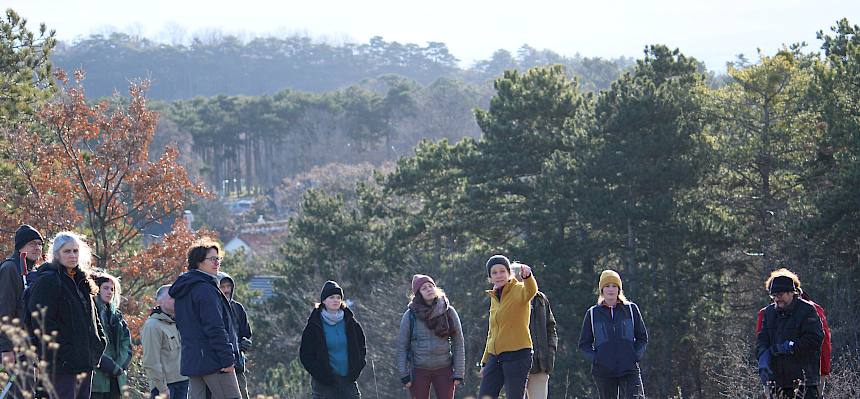 Menschen auf der Perchtoldsdorfer Heide