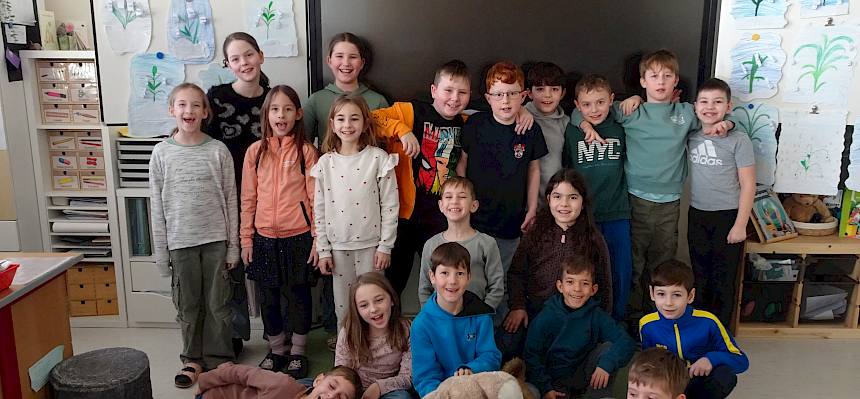 Gruppenfoto Schulklasse