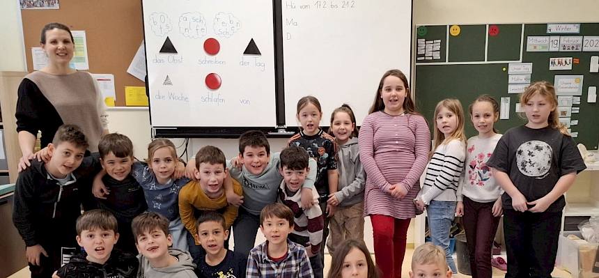 Gruppenfoto Schulklasse