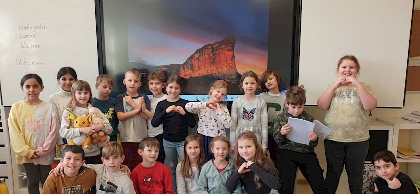Gruppenfoto Schulklasse