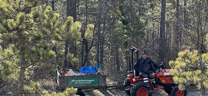Traktor mit Anhänger