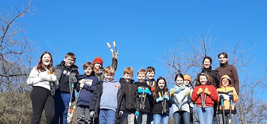 Gruppenfoto Schulklasse