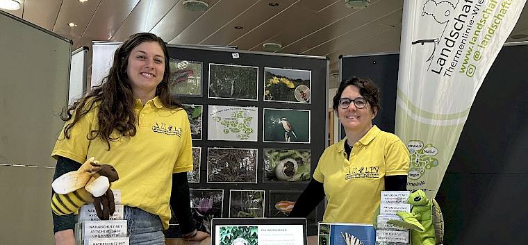 Heute durften wir den Landschaftspflegeverein beim BOKU-Jobtag vorstellen. © LPV/E. Weisz-Emesz Infostand des Landschaftspflegevereins