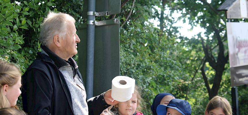 Mann und Kinder