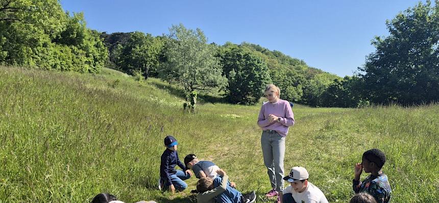 Kinder auf der Wiese