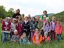 Die 1b der VS Gumpoldskirchen besuchte heute die Naturpark-Tage auf der Gießhübler Heide. © LPV/L. Strobl Gruppenbild Schulklasse