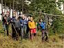 Auch am Nachmittag ging es mit der Trockenrasen-Pflege engagiert weiter! © LPV/J. FFischer Gruppenfoto