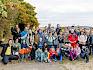 Die große Gruppe der freiwilligen Helfer:innen inklusive der Pfadfinder:innen Leobersdorf. © Christian Husar Gruppenfoto