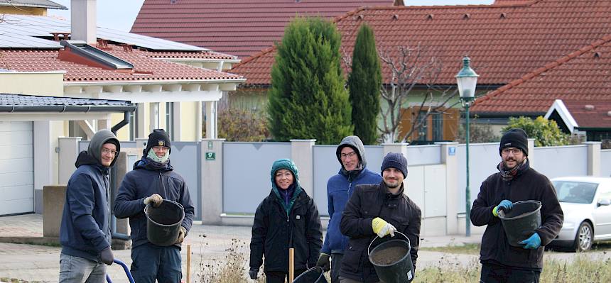 Team des LPV bei Pflanzung