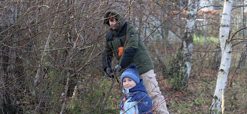 Pfadfinder bei der Arbeit