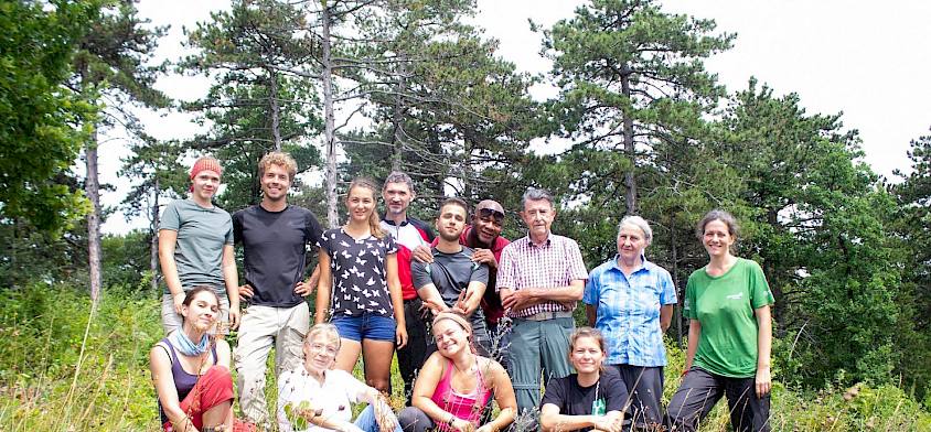 Gruppenfoto Freiwillige