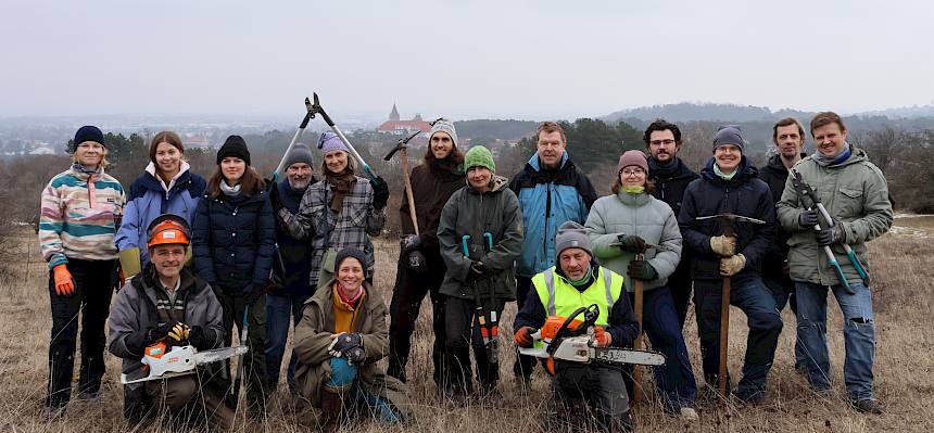 Gruppenfoto Heidepflege