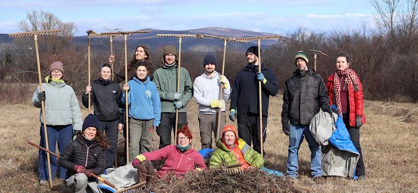 Freiwillige Gruppenfoto