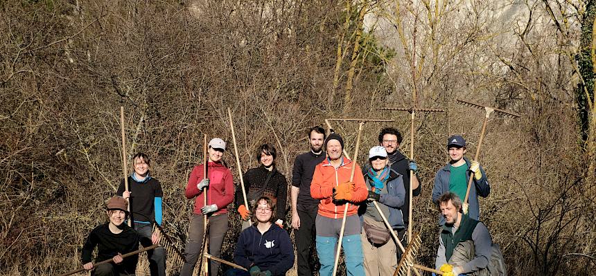 Freiwillige nachmittags