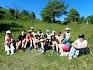 Die 3b der VS Enzesfeld-Lindabrunn lernte heute viel über seltene und gefährdete Tiere und Pflanzen am Symposion Lindabrunn. © LPV/S. Girsch Gruppenfoto 3b