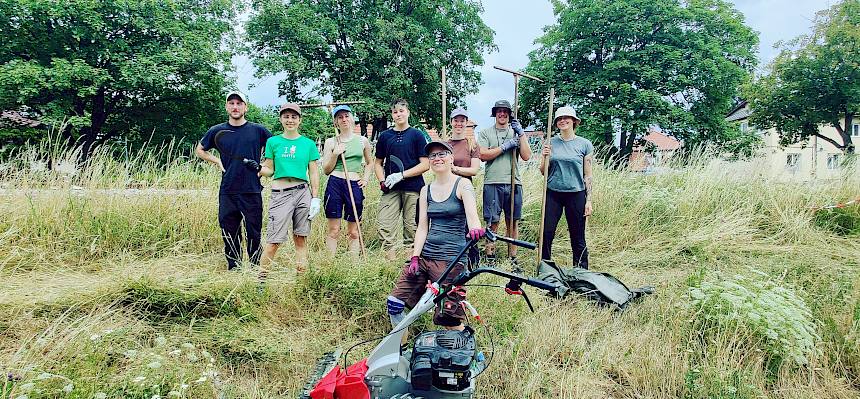 Gruppenfoto Freiwillige Montag