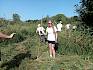 Volunteers mit Rechen