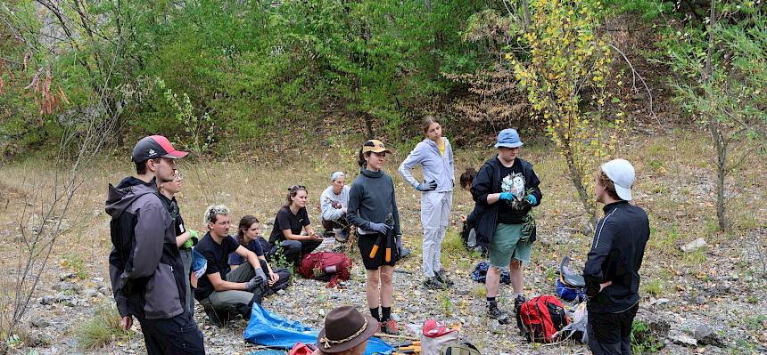 Briefing durch Biologen