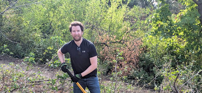 Volunteer mit Treepopper