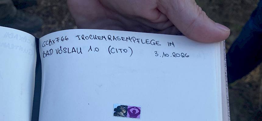 Eintrag ins Logbuch