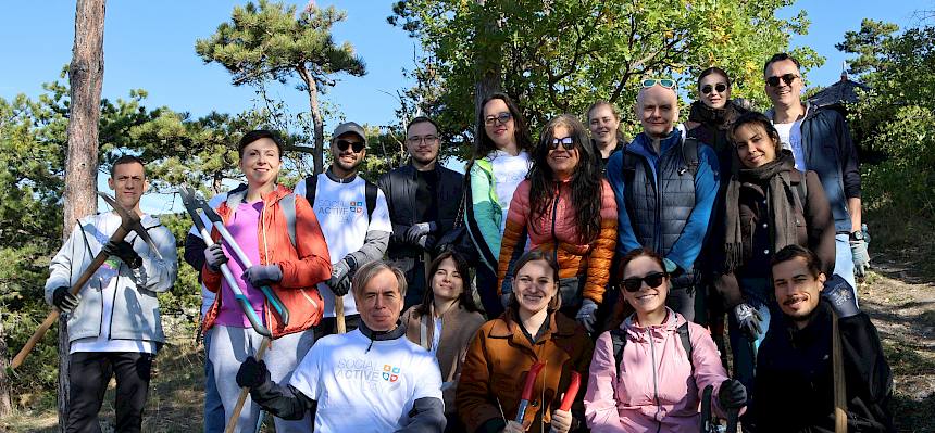 Gruppenfoto VIG-Mitarbeiter:innen